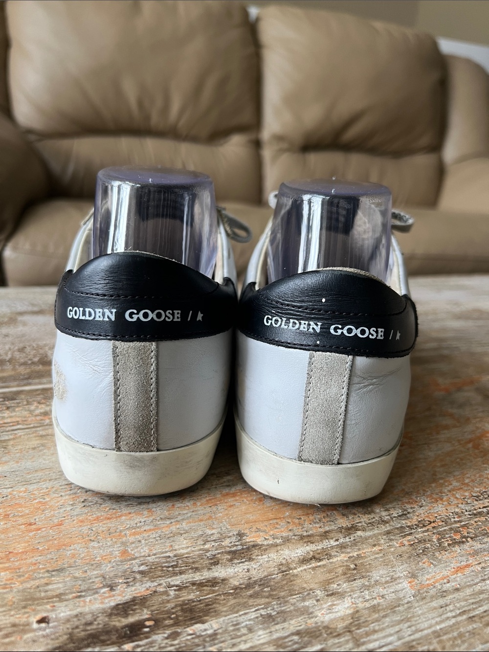 Golden Goose Super-Star
White Leather and Suede Toe Sneakers Size 39 - Picture 7 of 17